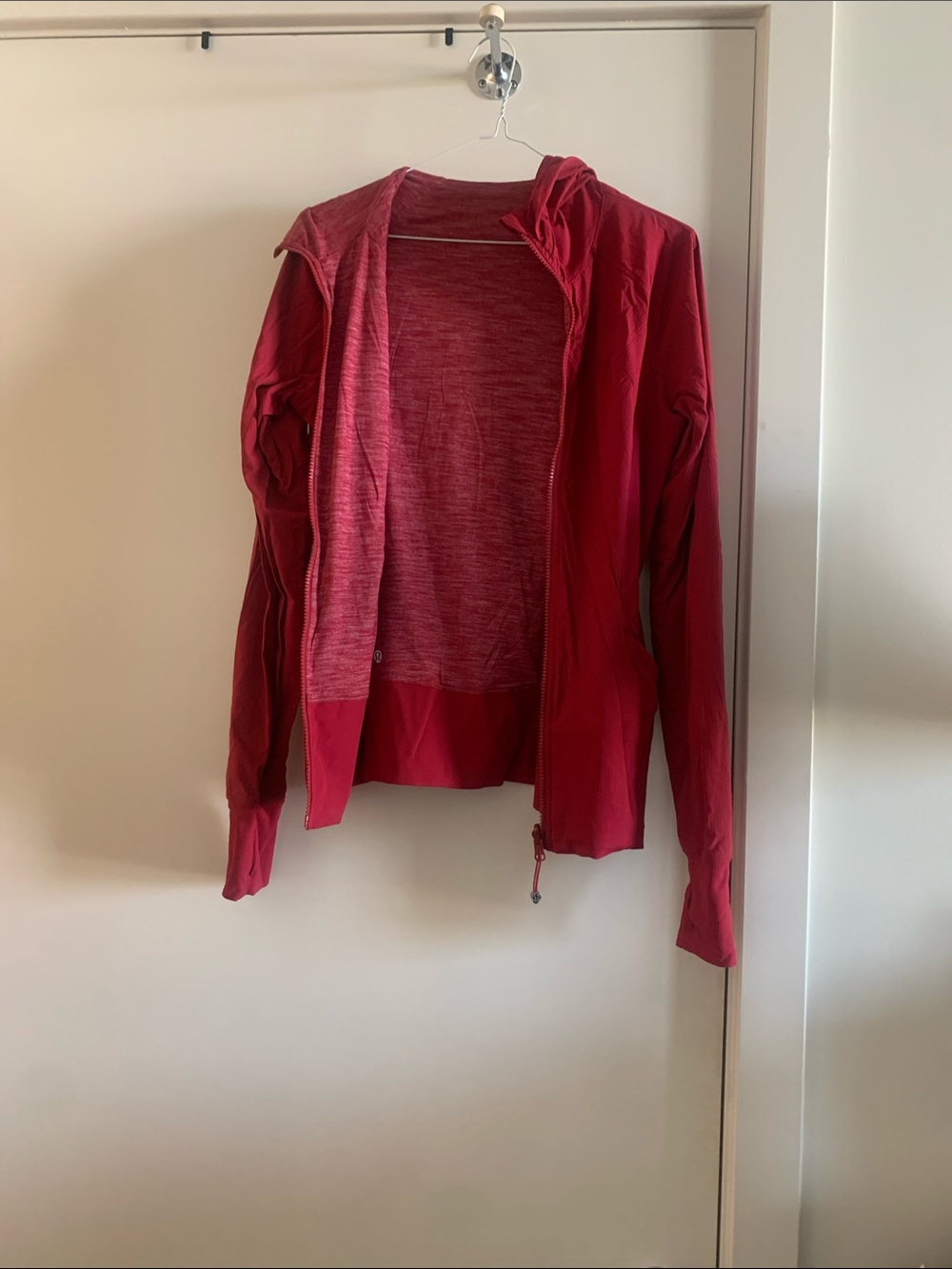 Lululemon double sided Women's Lightweight Zip Hoodie jacket size 8